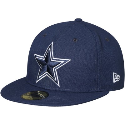 Men's Dallas Cowboys New Era Navy Omaha II 59FIFTY Fitted Hat 2818462